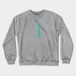 Iota Pineapple Letter Crewneck Sweatshirt